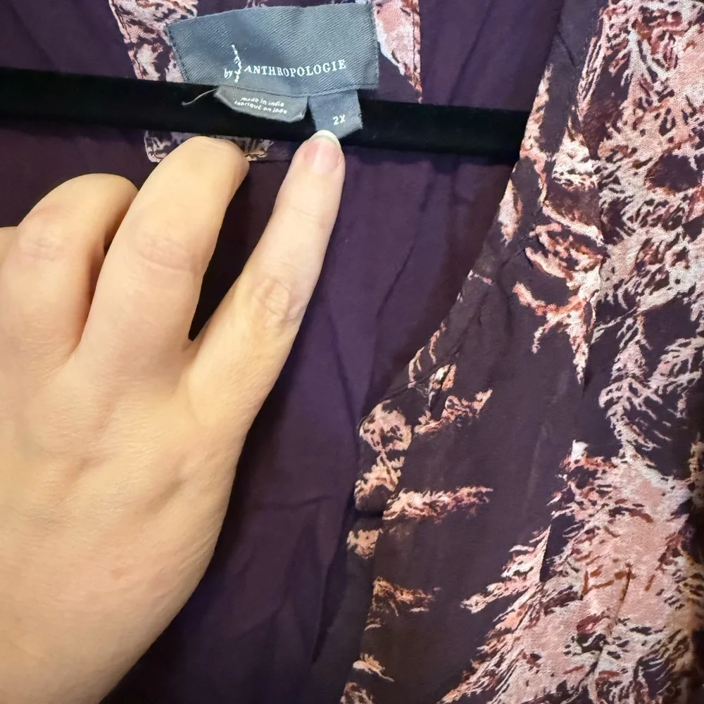 Anthropologie Floral Maxi Dress - Picture 4 of 4